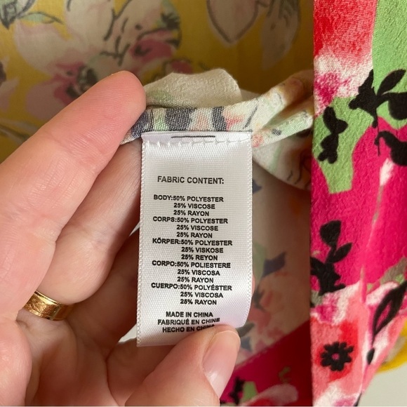 Anthropologie Akemi + Kin Aurelia Floral Print Kimono OS - Picture 9 of 12